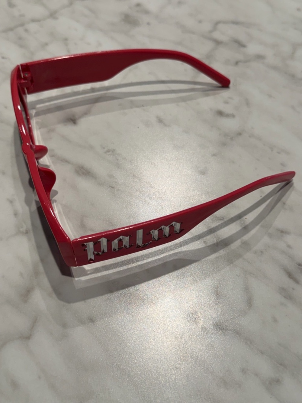 Palm Angels Logo Shield Sunglasses
